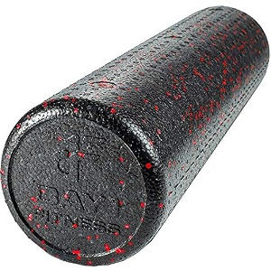 day 1 fitness speckled red high density foam roller 2439 high density foam roller