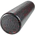Day 1 Fitness Speckled Red High Density Foam Roller 24' High Density Foam Roller