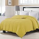 Day Care - 150 GSM AC Comforter Hotel Quality-Down Alternative Comforter (92" x 106" Inches/233cm x 269cm) - All Season |AC Comforter/Blanket/Quilt/Rajai King Size|Gold Yellow
