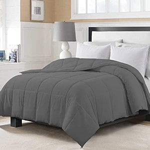 day care - 200 gsm soft ac comforter hotel quality-down alternative comforter 6034 x 9034 inches152cm x 228cm - all season ac comforterblanketquiltrajai single beddark grey