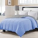 Day Care - 200 GSM Soft AC Comforter Hotel Quality-Down Alternative Reversible Comforter (92" x 106" Inches/233cm x 269cm) - All Season |AC Comforter/Blanket/Quilt/Rajai King Size|Silver/Sky Blue