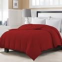 Day Care - 200 GSM Soft AC Comforter Hotel Quality-Down Alternative Comforter (90" x 90" Inches/228cm x 228cm) - All Season |AC Comforter/Blanket/Quilt/Rajai Queen Size|Burgundy