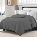 Day Care - 200 GSM Soft AC Comforter Hotel Quality-Down Alternative Comforter (90" x 100" Inches/228cm x 254cm) - All Season |AC Comforter/Blanket/Quilt/Rajai Double Bed|Dark Grey