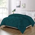Day Care - 500 GSM Diamond Stitch Premium Soft Hotel Quality-Down Alternative Comforter (90" x 90" Inches/228cm x 228cm) - Comforter for Queen Size Bed|Teal