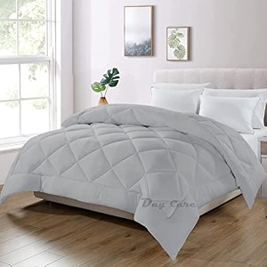 day care - double bed comforter for winter 500 gsm diamond stitch microfiber comforter 9034 x 10034 inches228cm x 254cm - comforter for double bedsilver