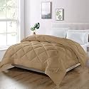Day care - King Size Bed Comforter for Winter 500 GSM Diamond Stitch Microfiber Comforter (92" x 106" Inches/233cm x 269cm) - Comforter for King Size Bed|Beige