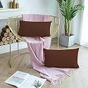 Day Care - Microfiber Standard Size (18" x 28" Inches/46cm x 71cm) Pillow Covers - Set of 2|Chocolate Brown