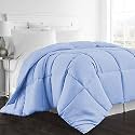 Day Care - Quilted Bedding Comforter for Winter 300|GSM Comforter (60" x 90" Inches/152cm x 228cm) - Single Bed Comforter|Sky Blue