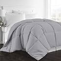 Day Care - Quilted Bedding Comforter for Winter 300|GSM Comforter (60" x 90" Inches/152cm x 228cm) - Single Bed Comforter|Silver