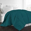 Day Care - Quilted Bedding Comforter for Winter 300|GSM Comforter (90" x 90" Inches/228cm x 228cm) - Queen Size Comforter|Teal