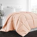 Day Care - Quilted Bedding Comforter for Winter 300|GSM Comforter (92" x 106" Inches/233cm x 269cm) - King Size Comforter|Peach