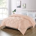 Day Care® 600 GSM Heavy Winter Comforter | Microfiber Cloud Down Touch Filling | Soft, Fluffy Quilt Blanket Rajai, Fluffy, Soft &amp; Durable for Double Bed 90x100 Inch | Peach