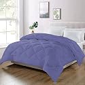 Day Care - Single Bed Comforter for Winter 500 GSM Diamond Stitch Microfiber Comforter (60" x 90" Inches/152cm x 228cm) - Comforter for Single Bed|Medium Blue
