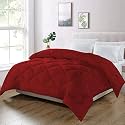 Day Care - Single Bed Comforter for Winter 500 GSM Diamond Stitch Microfiber Comforter (60" x 90" Inches/152cm x 228cm) - Comforter for Single Bed|Burgundy