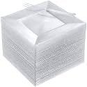 DaYammi 200Pcs Dessert Plates Set Including:100Pcs Cake Plates 6" with 100Pcs Silver Forks 5.7"- Silver Glitter Disposable Square Plate,Appetizer Plates and Forks Combo Bulk Set for Party Wedding