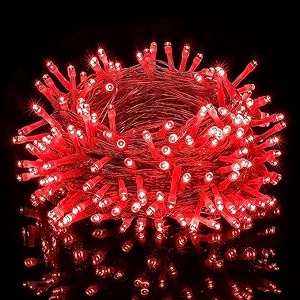 daybetter 15 meter 30 led decorative pixel led stringrice light  36 feet single colour diwali still led ladi string light for home decor christmas diwali and festive decoration red tar-e1-01