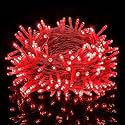 DAYBETTER® 15 Meter 30 LED Decorative Pixel Led String/Rice Light | 36 Feet Single Colour Diwali Still Led Ladi String Light for Home Decor, Christmas, Diwali and Festive Decoration (Red) TAR-E1-01