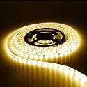 DAYBETTER® 4 Meter 2835 Cove Led Light Non Waterproof Fall Ceiling Light for Diwali,Chritmas Home Decorations with Adaptor/Drivers (Warm White,60 Led/Meter) TAR-E1-01
