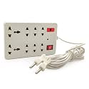 DAYBETTER® (8+1 Wall Mini Extension Cord with 6 AMP for Indian Sockets, Master Switch Indicator, LED, Extension Board Tar-B3