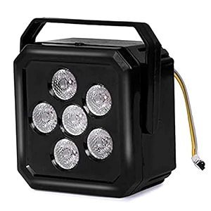 daybetter dj led par flood light with 6 led for home party festival lighting with 24 key remote control disco stage light dj multicolor tar-e1-01