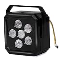 DAYBETTER® DJ LED Par Flood Light with 6 LED for Home Party Festival Lighting with 24 Key Remote Control Disco Stage Light DJ (Multicolor) TAR-E1-01