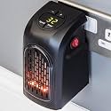 DAYBETTER Electric Handy Heater|Wall-Outlet 400 Watts Electric Handy Room Heater (Room Heaters Home For Bedroom, Reading Books, Work, Bathrooms, Rooms, Offices, Home),Black