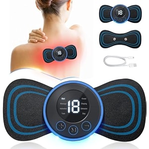 daybetter mini massage machine mini massager portable rechargeable full body massager for pain relief with 8 mode ems neck cervical massager tar-b-001