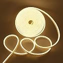 DAYBETTER® Neon Rope Light Silicon DC Light (5 Meter/16.4 Feet) or Indoor and Outdoor Flexible Waterproof HomeDecorative Light with 12v DC Adapter Include- Warm White TAR-E1-01