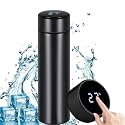 DAYBETTER® Temperature Smart Vacuum Insulated Thermos Water Bottle with LED Temperature Display Stainless Steel Perfect for Hot and Cold Drinks TAR-E1-01