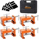 DAYDOOR Cabinet Clamps for Face Frame Cabinet Installation, 4-Pack
