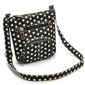 Dayfine Small Crossbody Denim Satchel Handbag for Women - Shoulder Bag, Casual Daypack, Zip Wallet