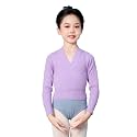 Dayrose Girl's Ballet Sweater, Soft Long Sleeve Girls Active Sweater, Pullover Girls Dance Sweater for Ballet/Warm Ups