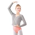 Dayrose Girl's Ballet Sweater, Soft Long Sleeve Girls Active Sweater, Pullover Girls Dance Sweater for Ballet/Warm Ups