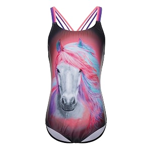 Dayu Girls Race Back Bathing Suits One
