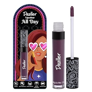 dazller all day lipcolour5g dlc005-darkcherry ultra intense mattesmudge-proof non-transferlightweightup to 8-hr stay