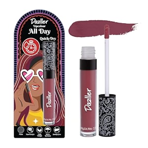 dazller all day lipcolour quick drymoisturizing kokum butternon-transfer amp smudge-proof8hr stayliquid lipstick for womenqdlc026 broad berry6g