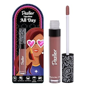 dazller all day lipcolour5g dlc028-caramel curl ultra intense mattesmudge-proof non-transferlightweightup to 8-hr stay