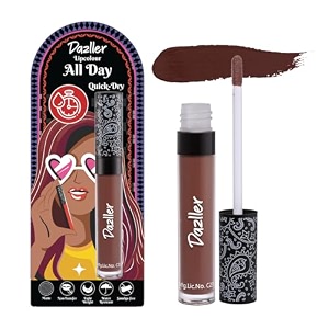 dazller all day lipcolour quick drymoisturizing kokum butternon-transfer amp smudge-proof8hr stayliquid lipstick for womenqdlc035 sombra6g