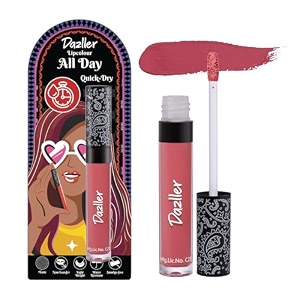 dazller matte all day lipcolour quick drymoisturizing kokum butternon-transfer amp smudge-proof8hr stayliquid lipstick for womenqdlc048 milk shake6g