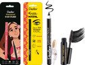 Dazller Eye Essential Hi-Def Eyeliner + Kreamy Kajal, 0.35g + Mascara, 4.1g + Eyebrow, 6.45 g