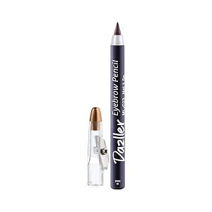 dazller eyebrow pencil with sharpenerwater-resistantlong staycreamy wax formulainfused with carnauba amp castor oilbrown-115g