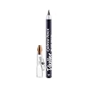 Dazller Eyebrow Pencil with Sharpener|Water-Resistant|Long Stay|Creamy Wax Formula|Infused with Carnauba &amp; Castor Oil|Brown-2|1.5g