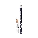 Dazller Eyebrow Pencil with Sharpener|Water-Resistant|Long Stay|Creamy Wax Formula|Infused with Carnauba &amp; Castor Oil|Brown-1|1.5g