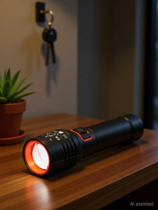 dazzel flex 035c zoomable led metal 5 modes flashlight super bright cree with cob torch
