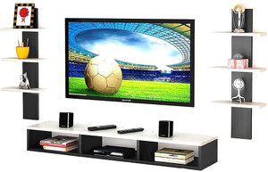 dazzling decor engineered wood tv entertainment unit
