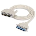 DB25 to CN36 Parallel Printer Cable, DB25 25 Pin Male to CN36 Centronics 36 Pin Male Serial Parallel Printer Extension Cable Adapter for Connect PC, Printers 25C*28AWG - (10 M/32.8ft - Grey)