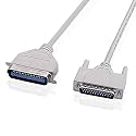 DB25 Male to Centronics 36 Male Parallel Printer Cable IEEE1284 LPT Printer Cable Wire for Dot Matrix and Old Inkjets Printer (5 Meter)