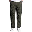 DBAX Men39s Olive Green Utility Cargo Pants
