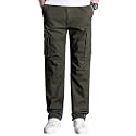 DBAX Men39s Olive Green Utility Cargo Pants