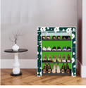 dbeautify 4 Shelf Foldable Collapsible ShoeRack Plastic Collapsible Shoe Stand (19-Green, 4 Shelves, DIY(Do-It-Yourself))